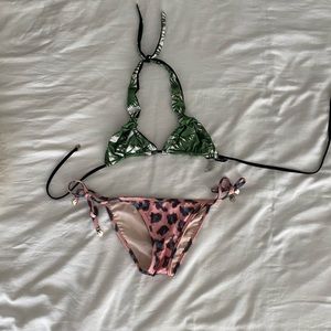 Wild fox mix match bikini set